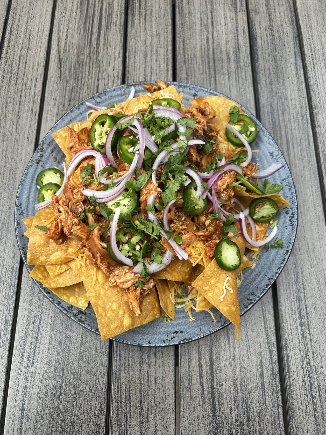 BBQ Chicken Nachos