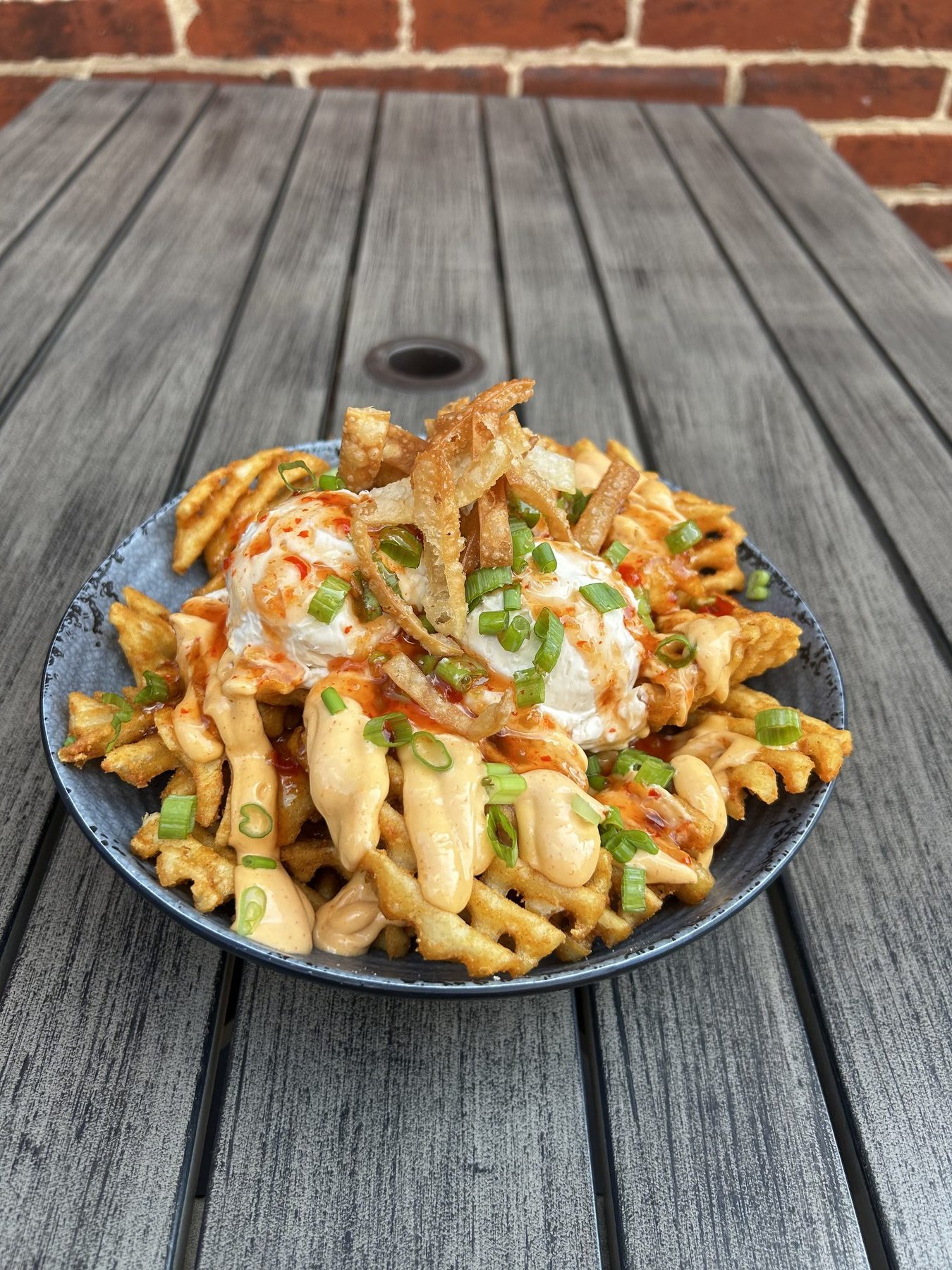 Crab Rangoon Fries at Nothingman